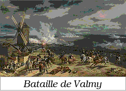 Bataille de Valmy. Peinture de Horace Vernet. Bataille de Valmy.