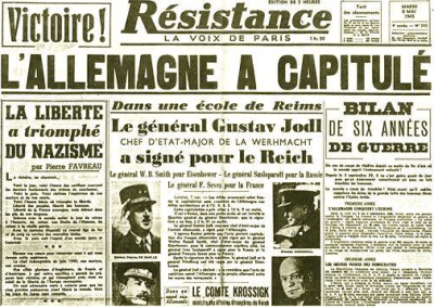 Capitulation de l'Allemagne. Capitulation de l'Allemagne.