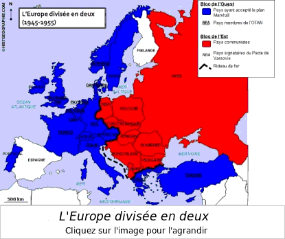 L'Europe divisée en deux. 1945-1955. L'Europe divisée en deux. 1945-1955.
