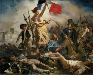 La Liberté guidant le peuple.