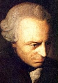 Emmanuel Kant, philosophe allemand, né le 22 avril 1724 à Königsberg, mort le 12 février 1804. Il est le fondateur du criticisme et de « l'idéalisme transcendantal ». Emmanuel Kant.